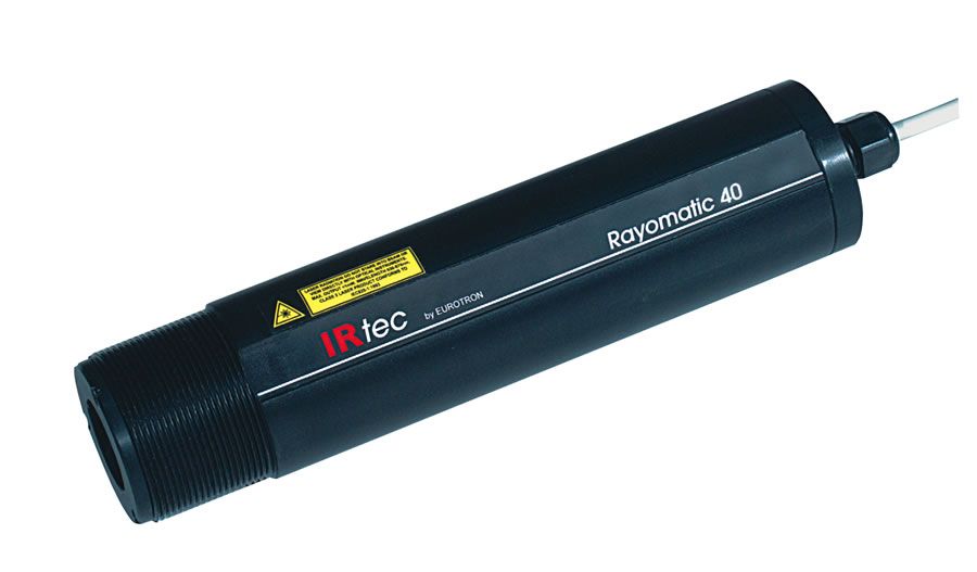 RAYOMATIC 40 0.9  1.6  8-14  3.43  3.9  4.2-4.8  5.1 7.9μm智能过程红外测温仪，最高2000°C，数字通讯信号